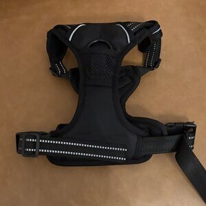 Black Reflective Dog Harness